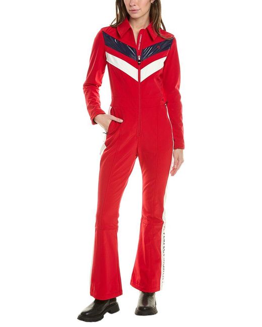 Perfect Moment Red Montana Ski Suit