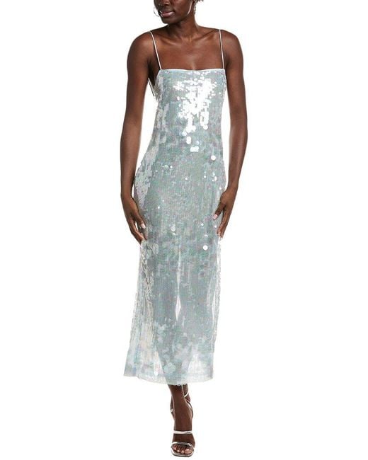 retrofte Women's Blue Alana Maxi Dress