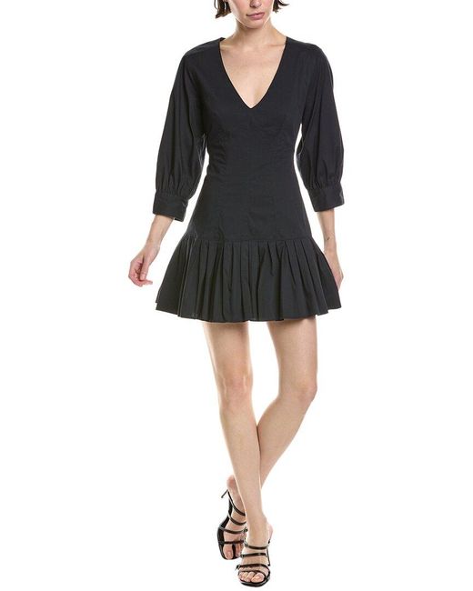 Cinq À Sept Black Sawyer Mini Dress