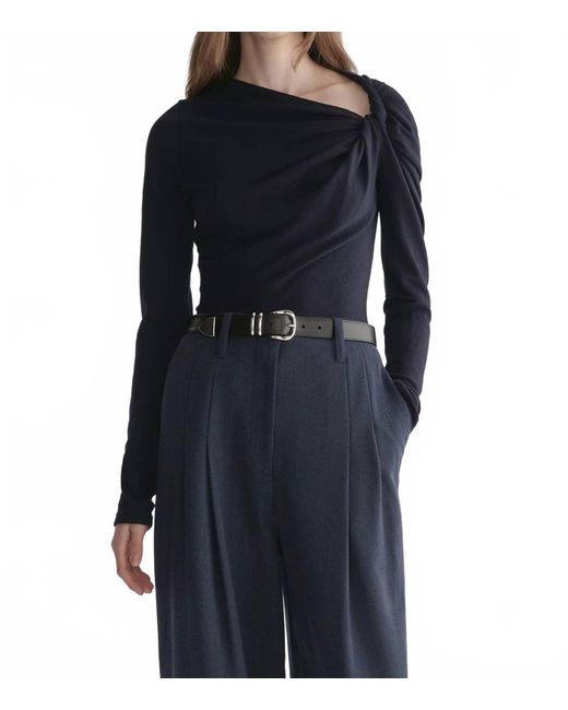 A.L.C. Black Lizzy Top