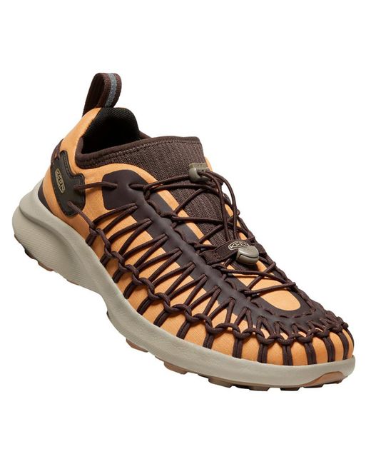 Keen Brown Lace-less Slip On Hiking Shoes for men