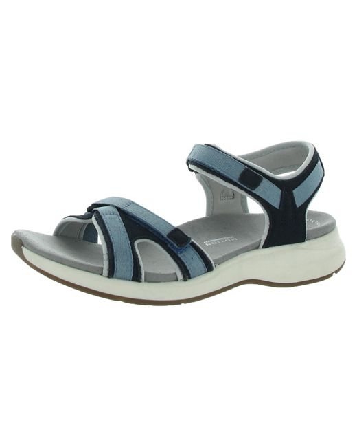 Clarks ankle 2024 strap flats