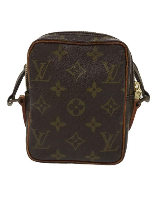 Louis Vuitton Danube Canvas Shoulder Bag (pre-owned) in Black
