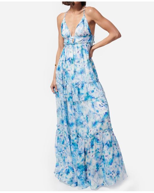 Cami NYC Blue Doris Chiffon Dress