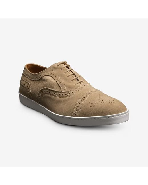 Allen Edmonds Men's Natural Strand 4323 Oxford Suede Dress Sneaker