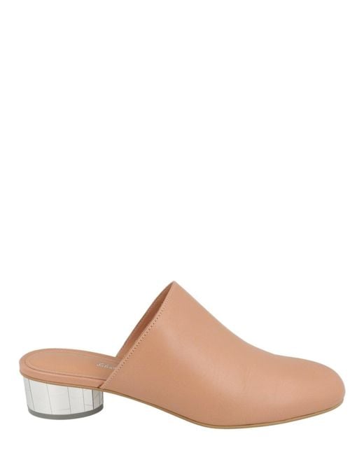 Ferragamo Brown Floy Leather Mules
