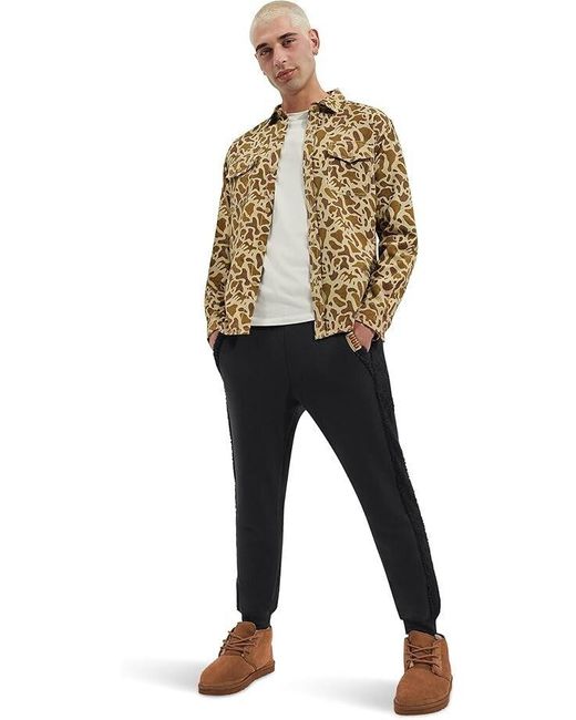 Ugg Natural Evren Bonded Pants Fleece Drawstring Waist Joggers Jdm1925 for men