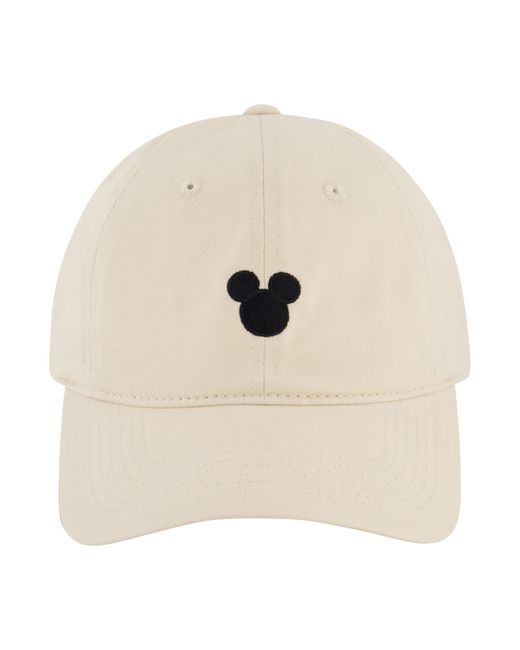 Disney Natural Mickey Adjustable Baseball Embroidery Cap for men