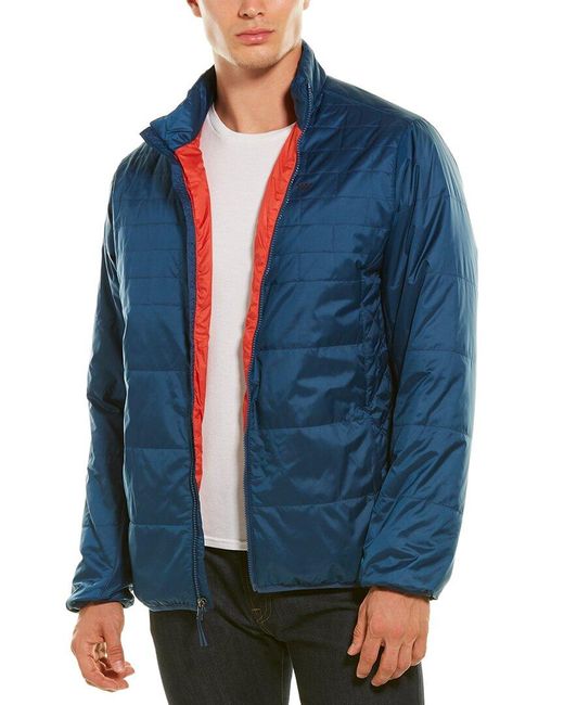 Rhone Blue Nordic Quilted Jacket for men