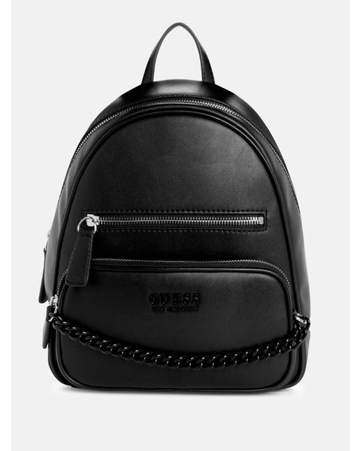 Guess Factory Gabina Chain Backpack in Black Lyst