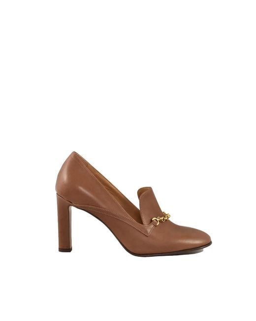 Relac Brown Leather Pumps