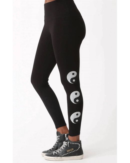 Electric and Rose Sunset Legging In Onyx Yin Yang in Black | Lyst