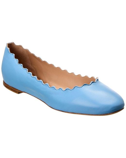 Chloé Blue Lauren Ballet Flat