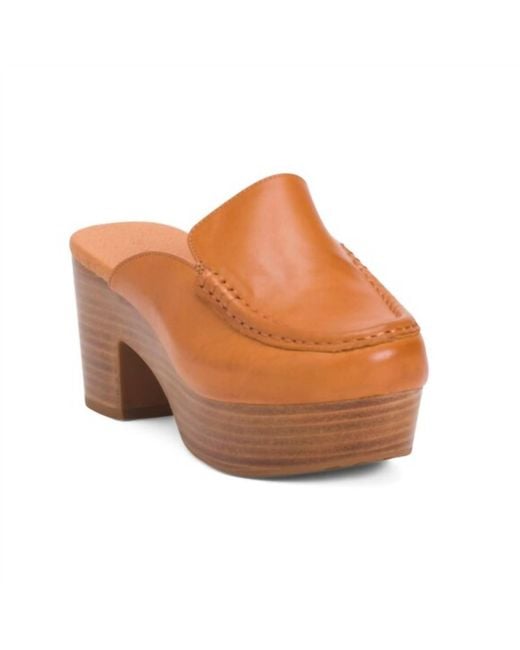 Chocolat Blu Brown Gemm Platform Laofer Mule
