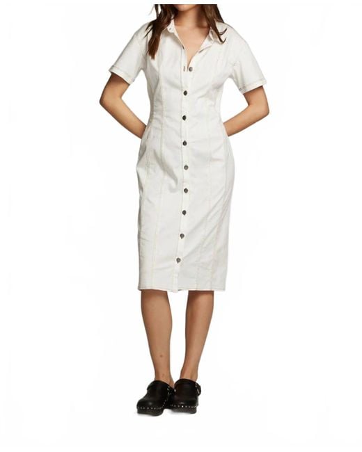 Chaser Brand Women's White Rachelle Midi Dress