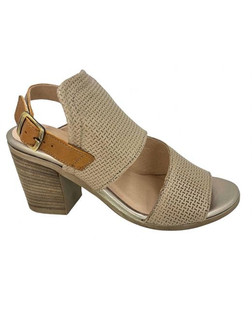 Eric Michael Metallic Bistro Sling-Back Heel