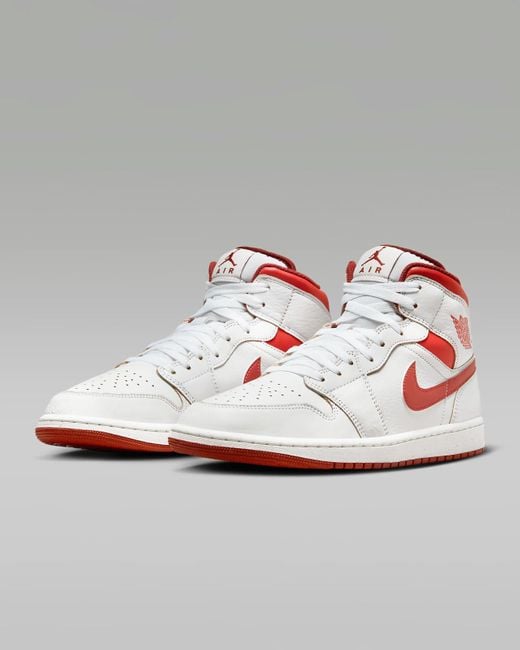 Nike Metallic Air Jordan 1 Mid Se Fj3458-160 Sneakers Casual Shoes Nr9004 for men