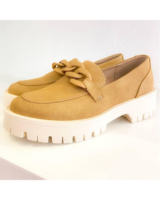 Ccocci Metallic Madison Platform Loafer