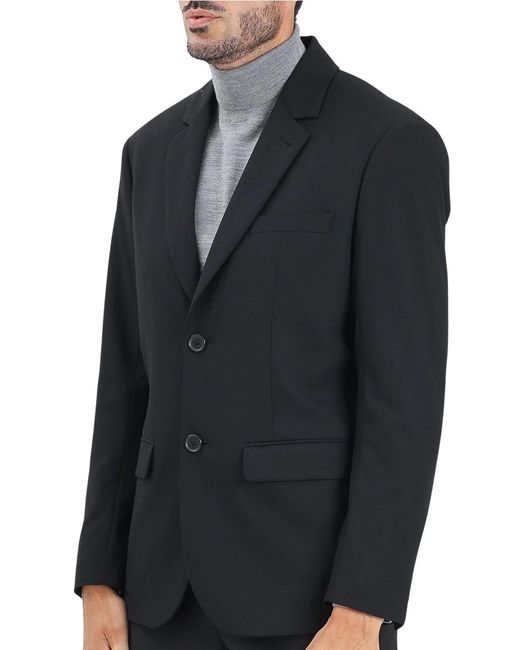 ARMANI EXCHANGE Blue Rounded Jacket for men