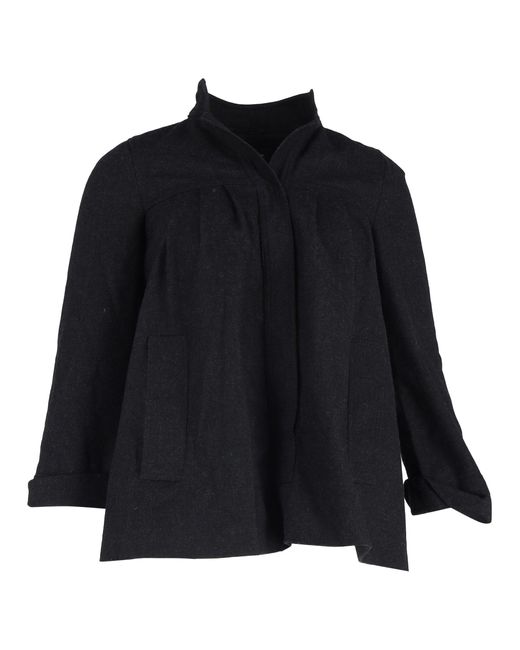 Isabel Marant Black Hidden Button Jacket