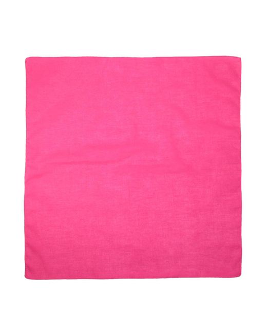 CTM Red Cotton Solid Color Bandanas for men