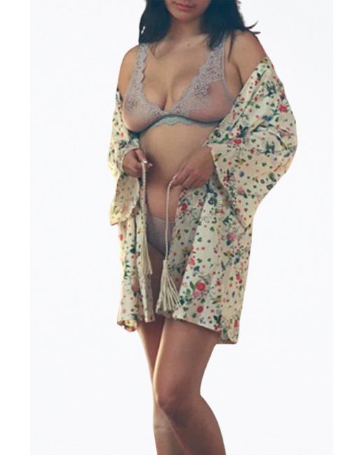 Only Hearts Multicolor Marianne Floral Organic Cotton Kimono