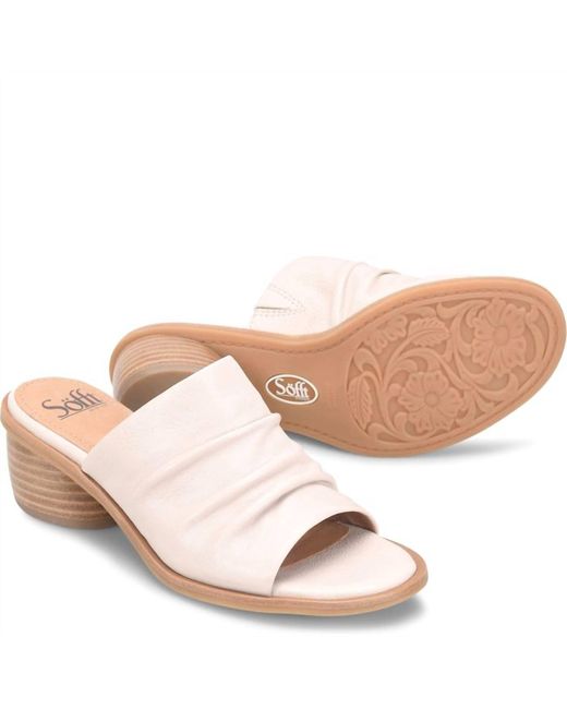 Söfft Pink Chrissie Sandal In Tapioca