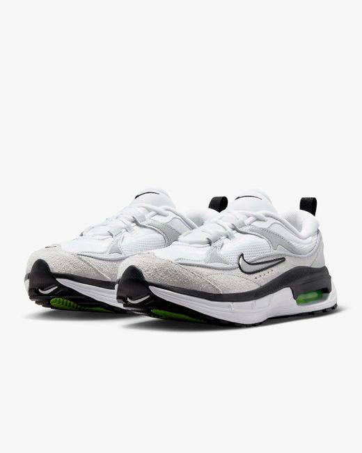 Nike White Air Max Bliss Dz6754-100 Silver Black Running Shoes Nr6177