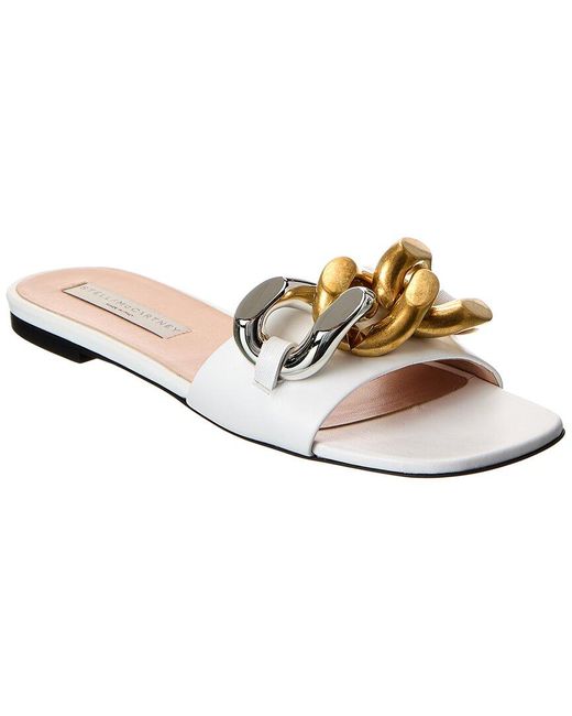 Stella McCartney White Falabella Sandal