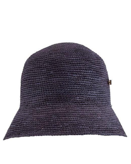 Van Palma Blue Packable Beach Hat