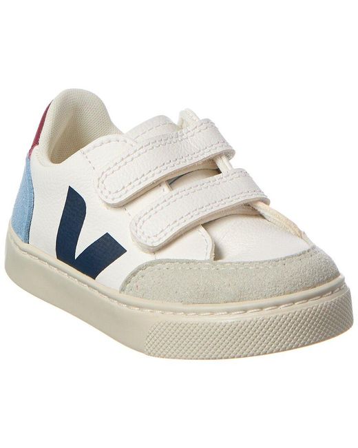 Veja White Small V-12 Chromefree Leather Sneaker for men