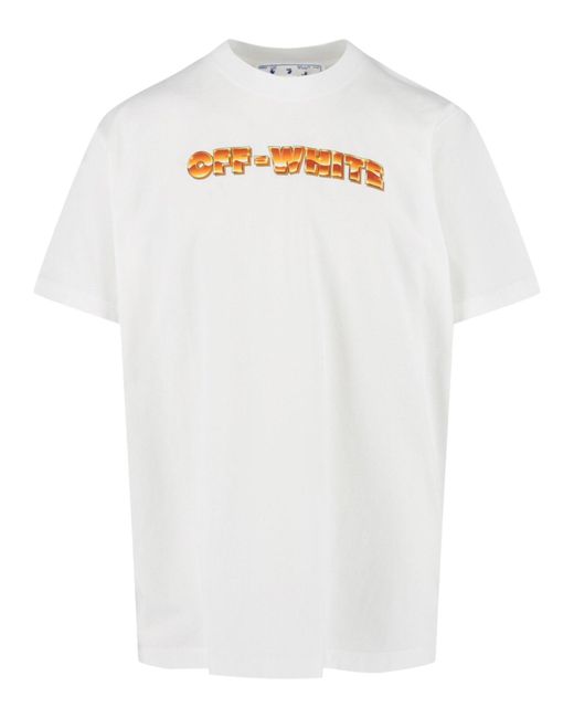 Off-White c/o Virgil Abloh White Arrows-print Crewneck T-shirt for men
