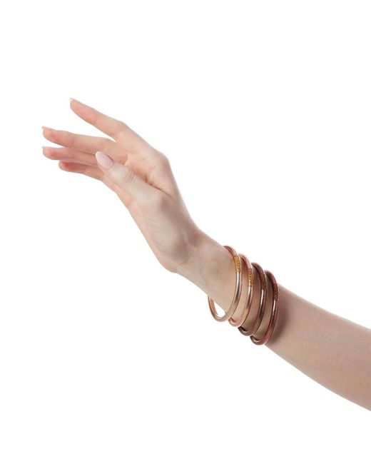 BuDhaGirl Natural All Weather Set Of 4 Bangles
