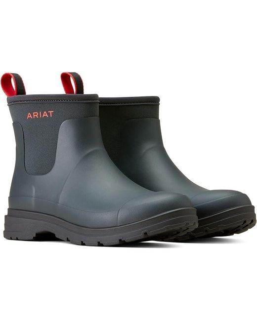 Ariat Black Kelmarsh Shortie Waterproof Ankle Rain Boots Jobb464