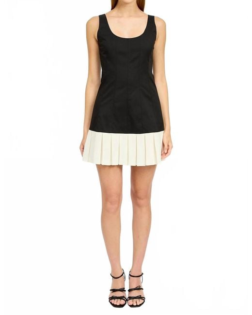 En Saison Women's Black Clarisse Fitted Mini Dress