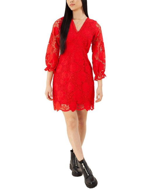 Hale Bob Red Mini Dress