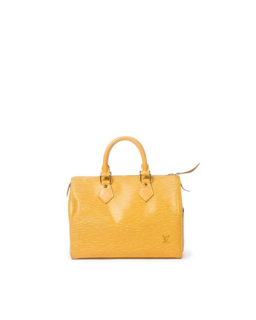 Louis Vuitton Yellow Speedy 25