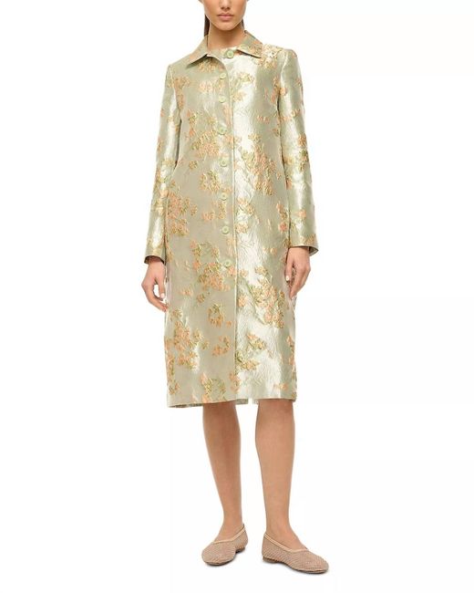 Staud Yellow Antoinette Coat