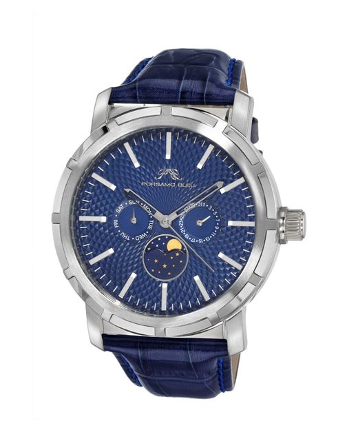 Nycm21 Silver And Moon Phase Watch 