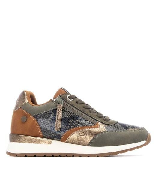 Xti Brown Casual Sneakers Refresh Collection By