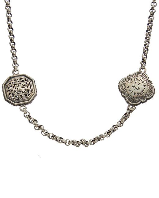 Konstantino Metallic Ss Classic Silver Necklace