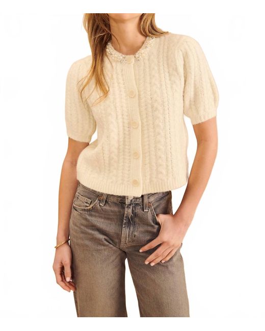 John + Jenn Natural Maxwell Cardigan