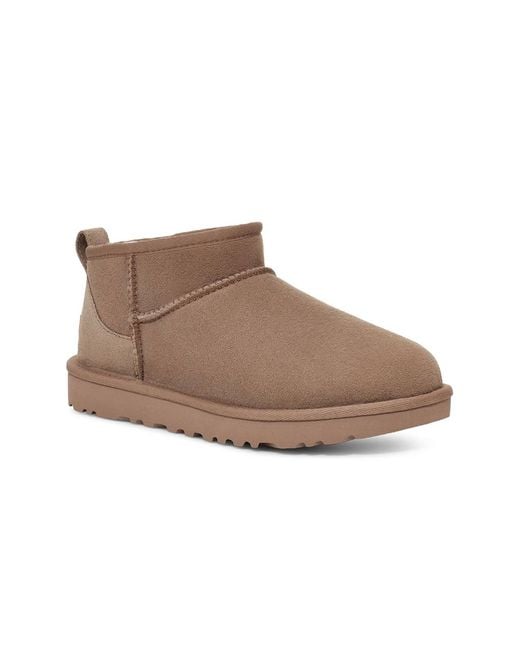 Ugg Brown Classic Ultra Mini Boot