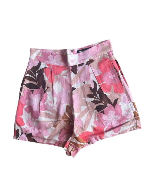 MINKPINK Pink Floral Shorts