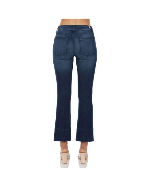 Morrison Denim Women's Blue Starlet Bootcut Crop Jeans