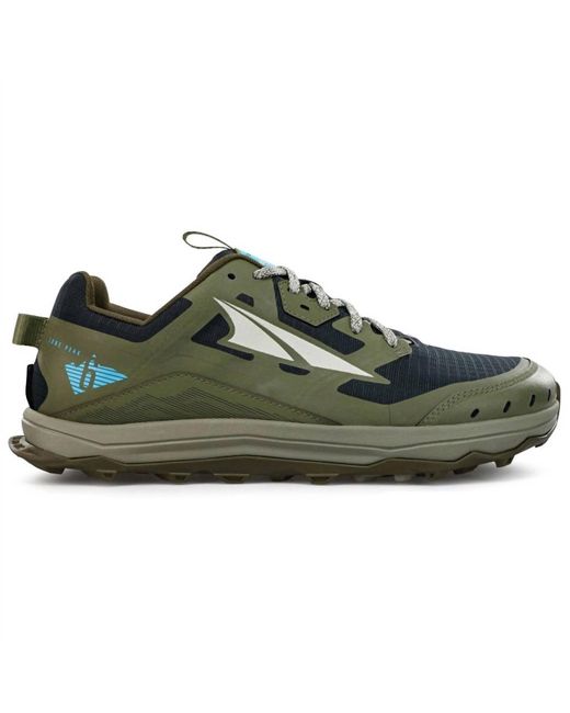 Altra Green Lone Peak 6 Trail Shoes - D/medium Width In Dusty Olive for men