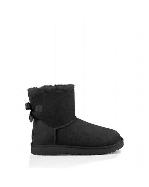 Ugg Black Mini Bailey Bow Ii Boot