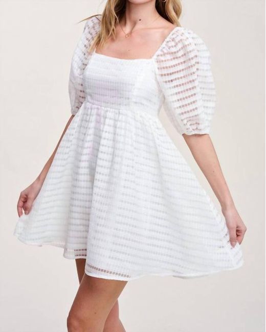 Fanco White Confidently Cute Dress