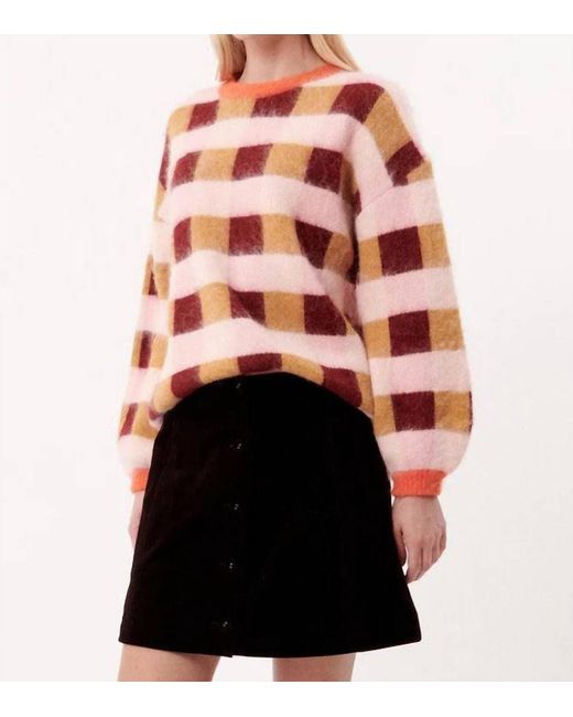 FRNCH Red Malorine Sweater