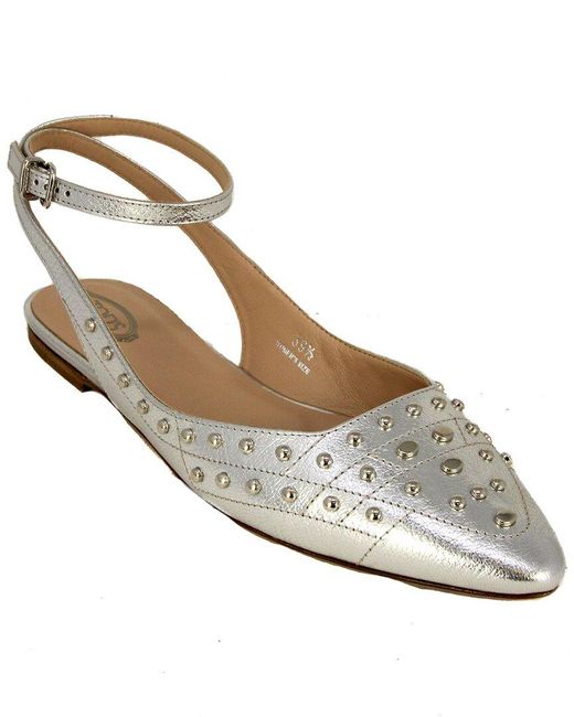 tod's pointed toe flats